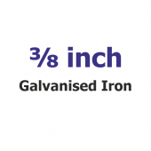 3/8 inch Galvanised 